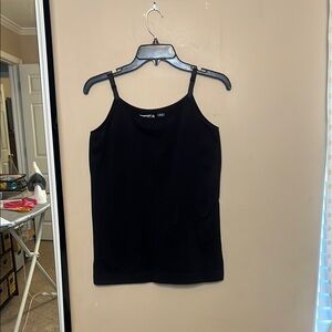 3XL Shapermint Black Women's Control Tank Top - Classic Strappy Camisole